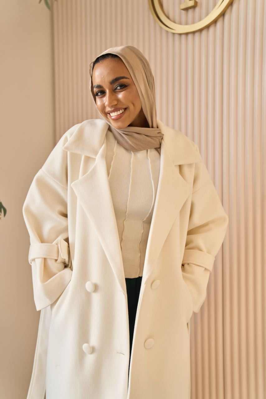 Crème Rue Trench Coat