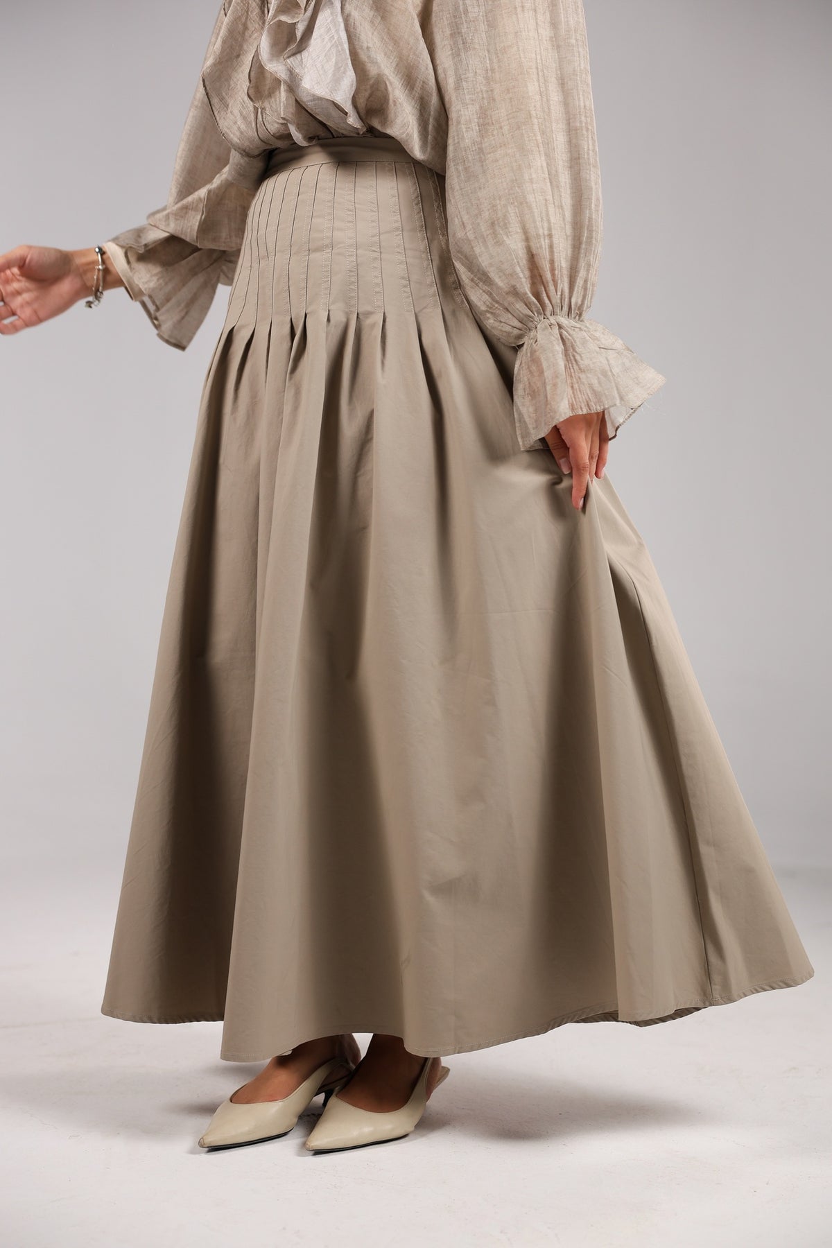 Greige Armenia Skirt