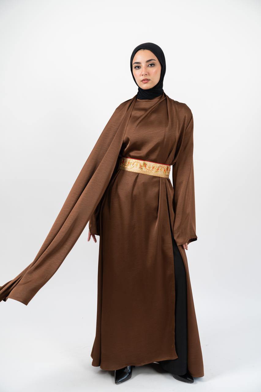 Chocolate Beisan Kimono