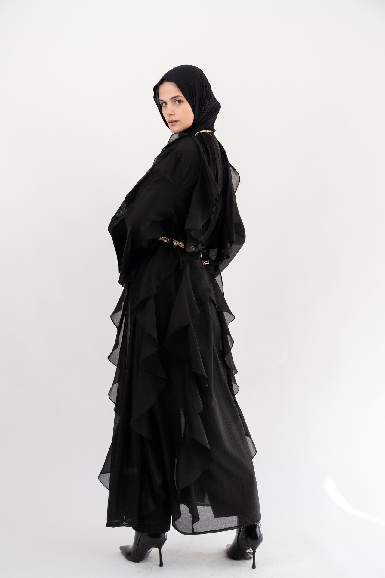 Black Aleppo Kaftan