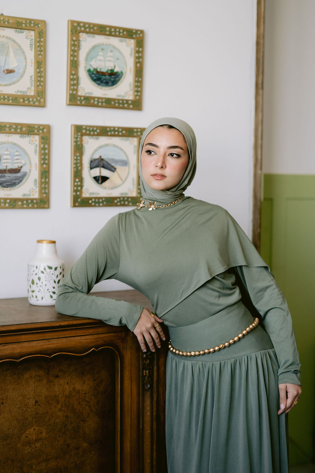 Olive Lima Skirt