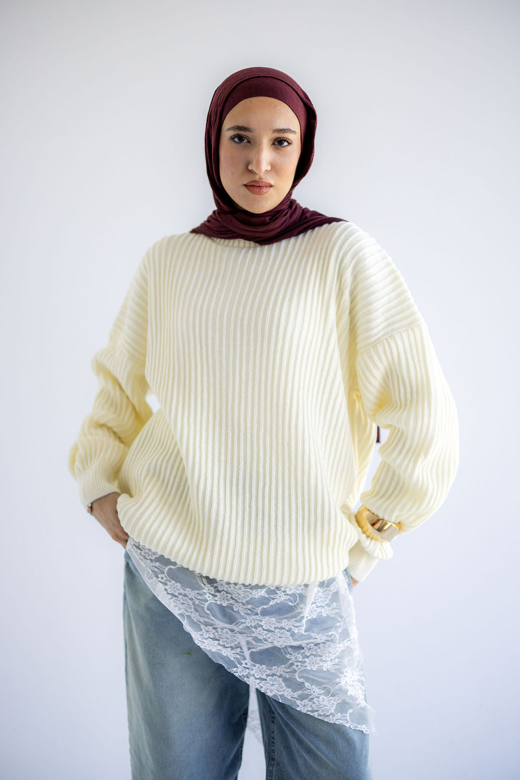 Crème Kyoto Pullover