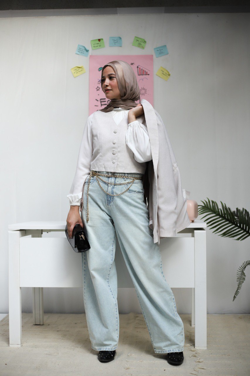 Greyish Banker Vest