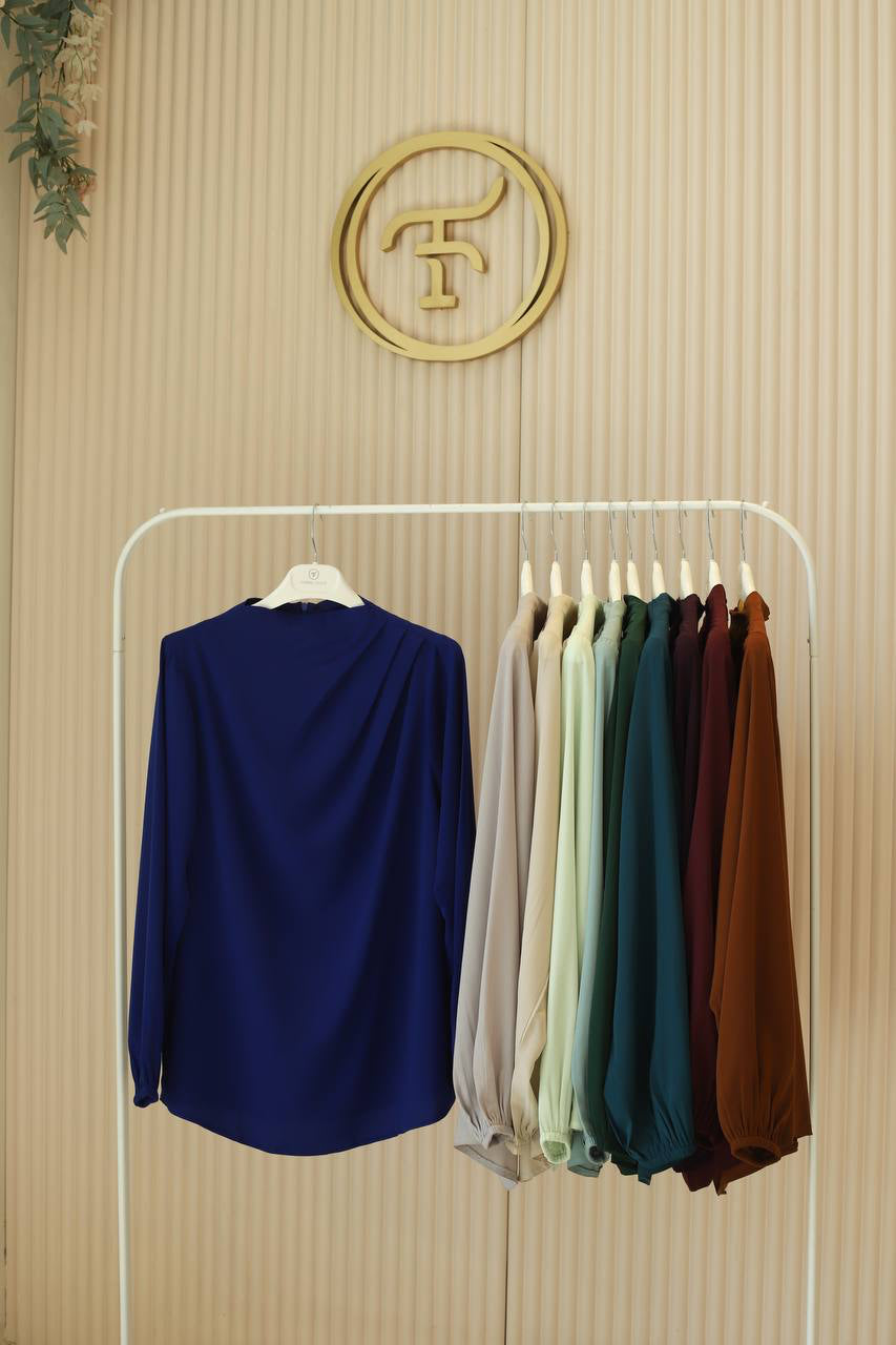Blue Solana Blouse