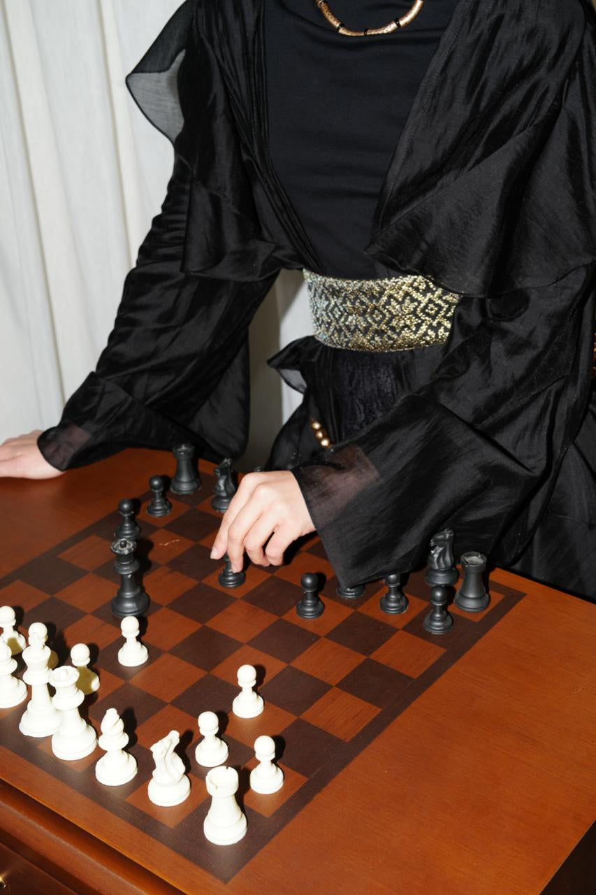 Black Aleppo Kaftan