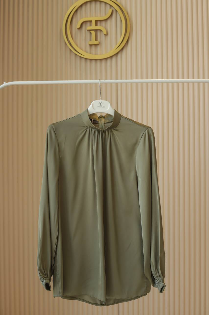 Olive Rama Blouse