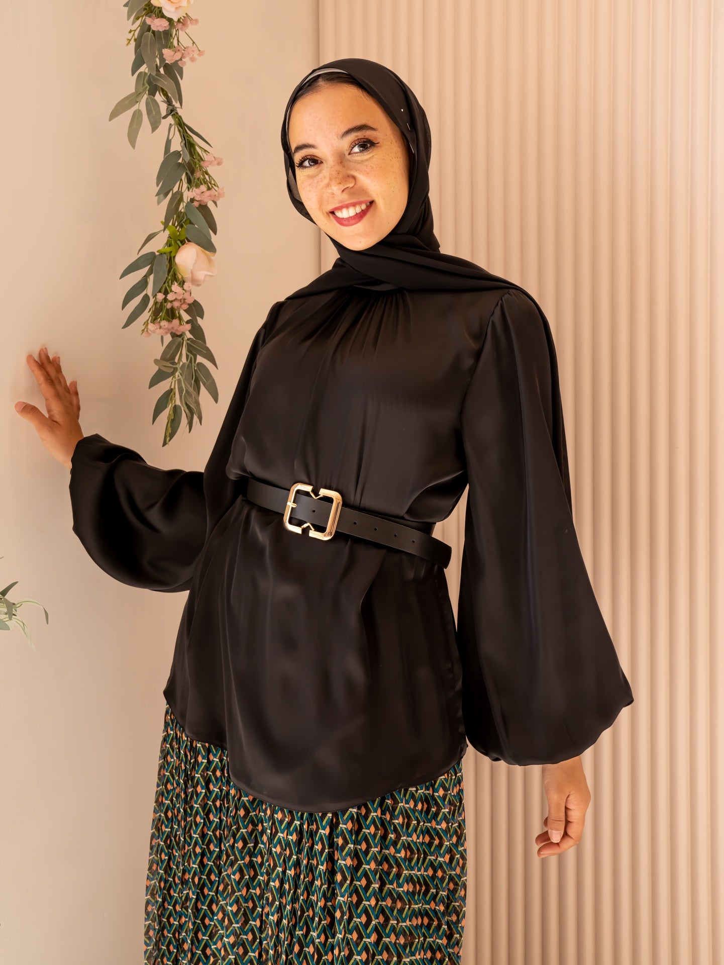 Black Rama Blouse