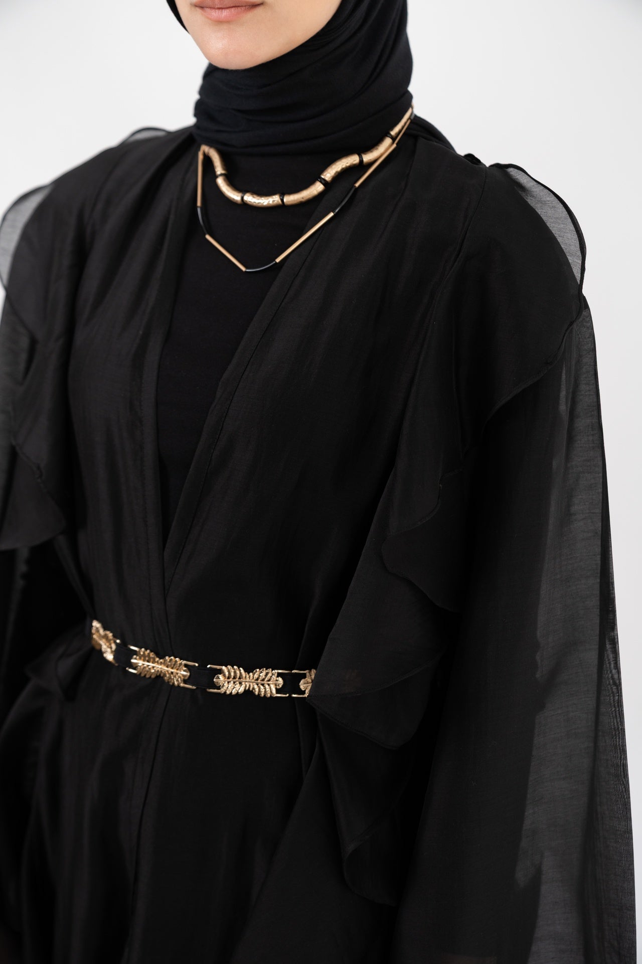 Black Aleppo Kaftan
