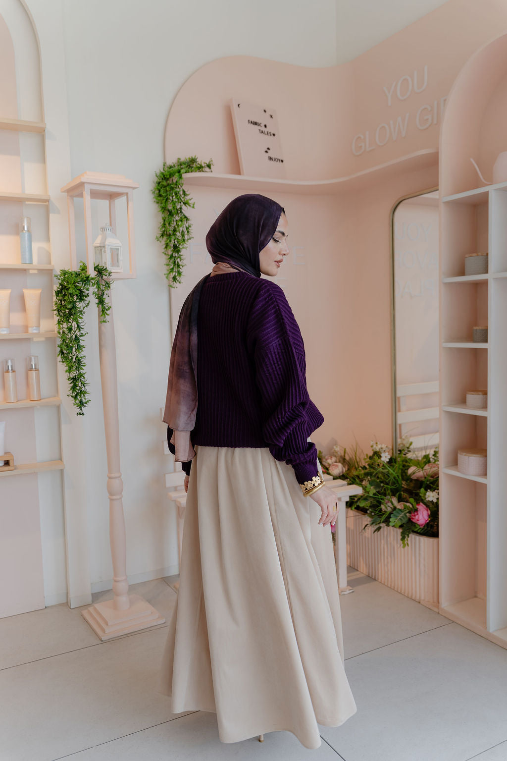 Beige Moorea Skirt