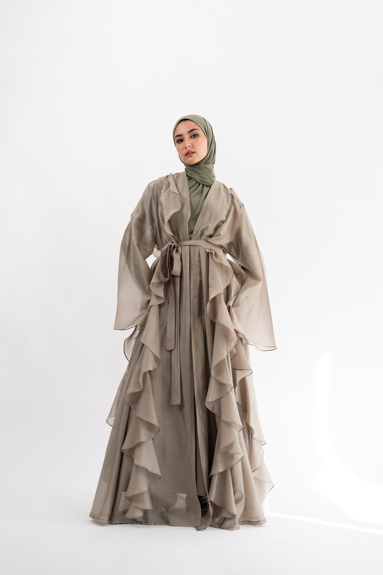 Greige Aleppo Kaftan