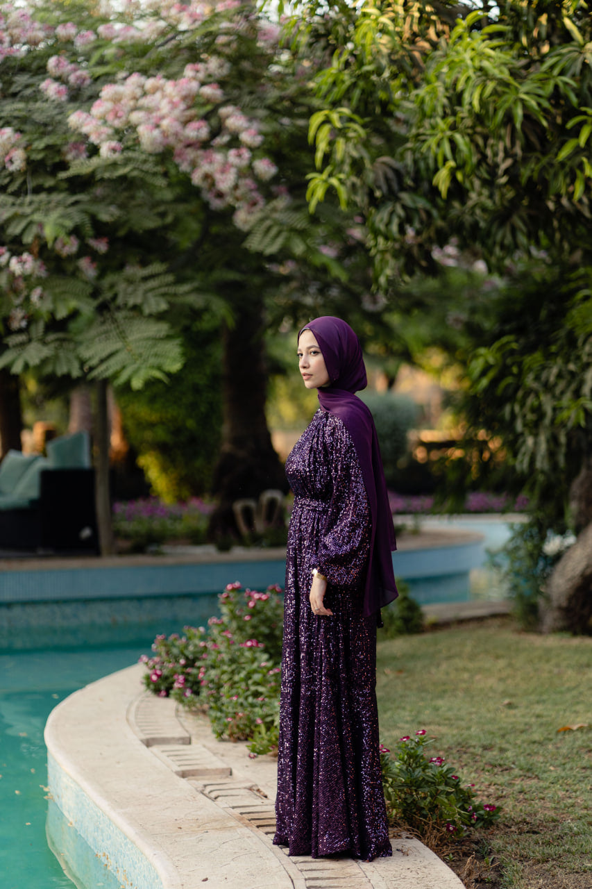 Purple Bling Bling Dress