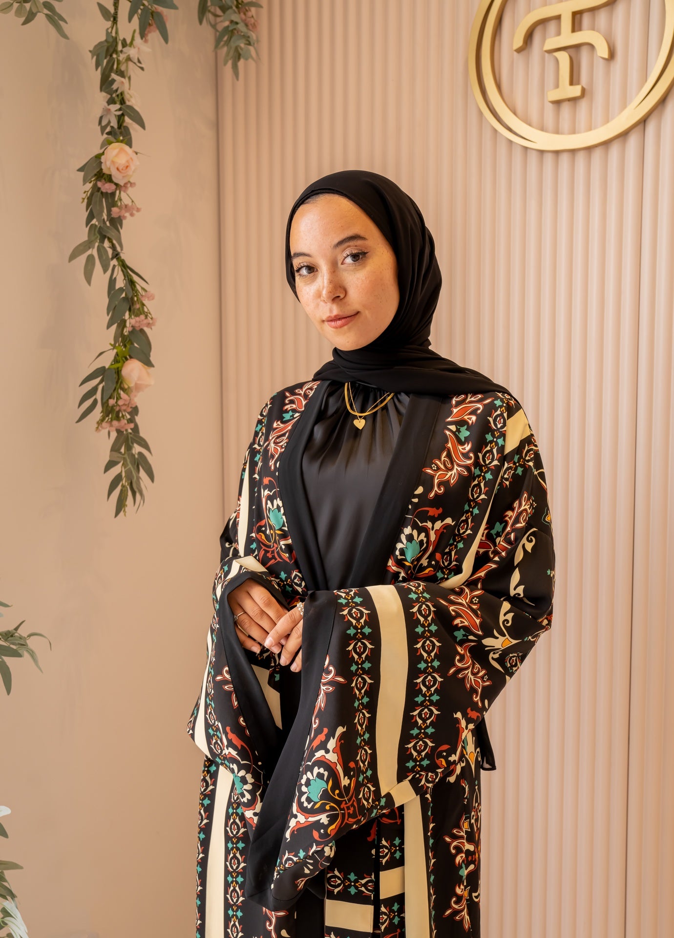 Black Alora Kimono