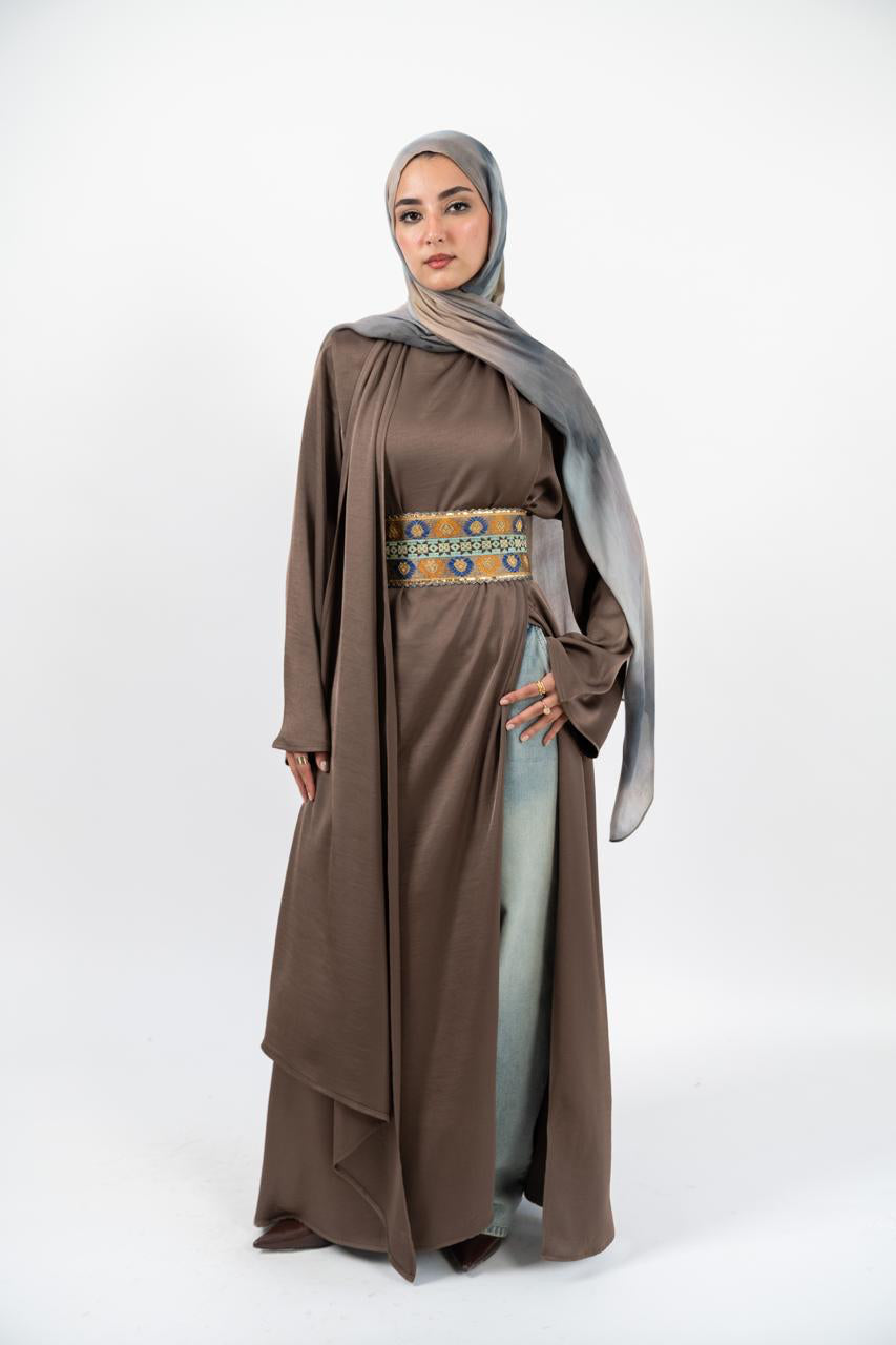 Mocha Beisan Kimono
