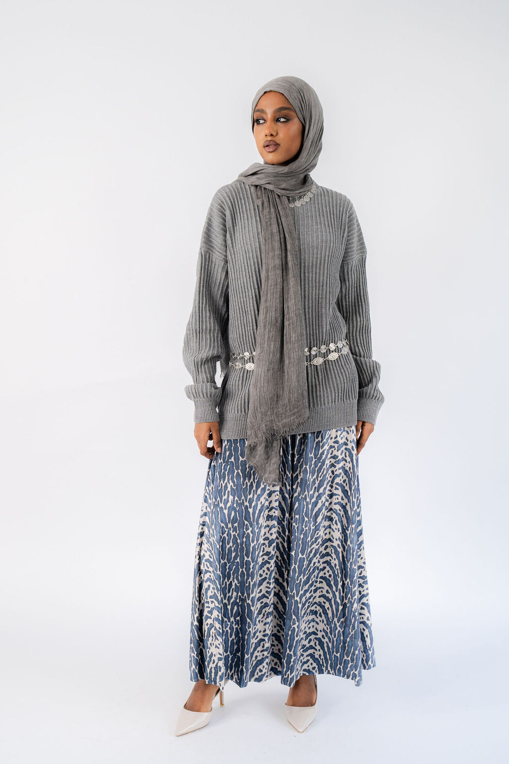 Grey Kyoto Pullover
