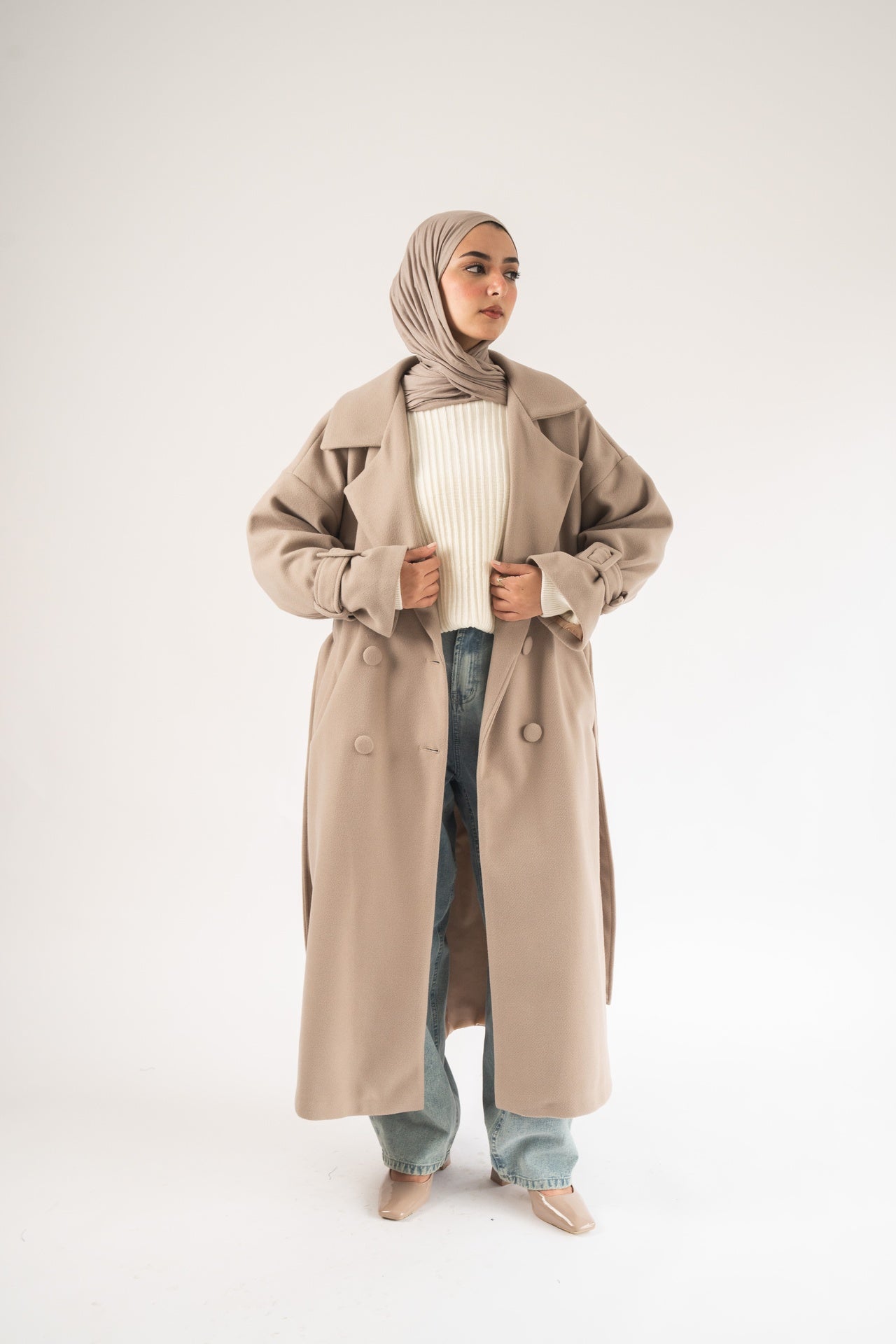 Stone Rue Trench Coat