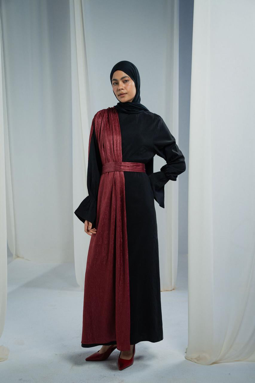 Black Sham Abaya