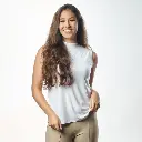 Double Layer Sleeveless Undershirt-White