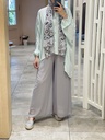 Grey Aura Chiffon Pants