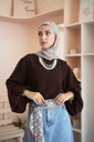 Chocolate Louvre Blouse