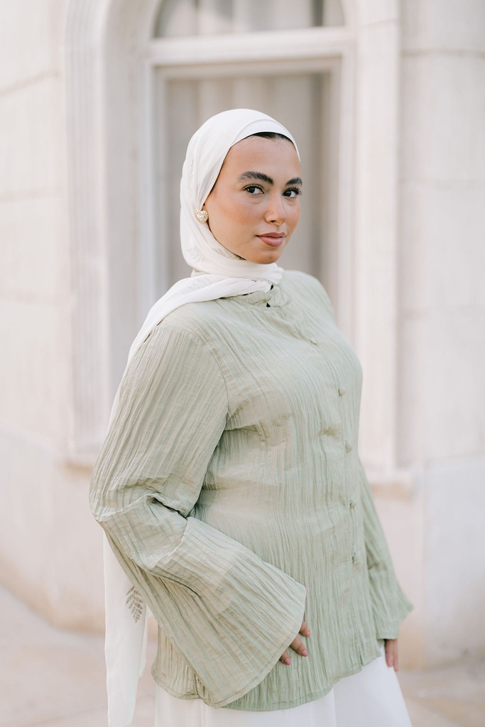 Olive Confetti Blouse