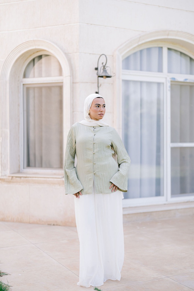 Olive Confetti Blouse