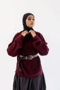 Burgundy Kyoto Pullover
