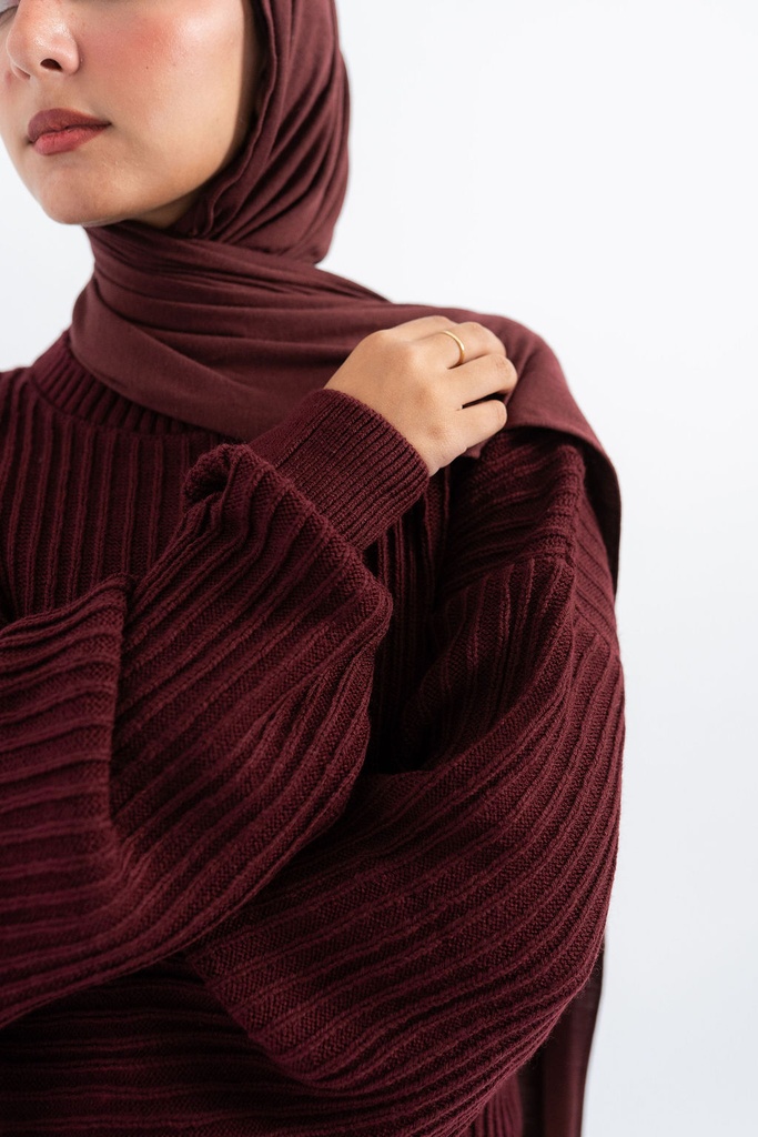 Burgundy Kyoto Pullover