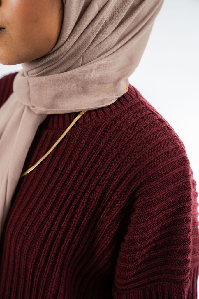 Burgundy Kyoto Pullover
