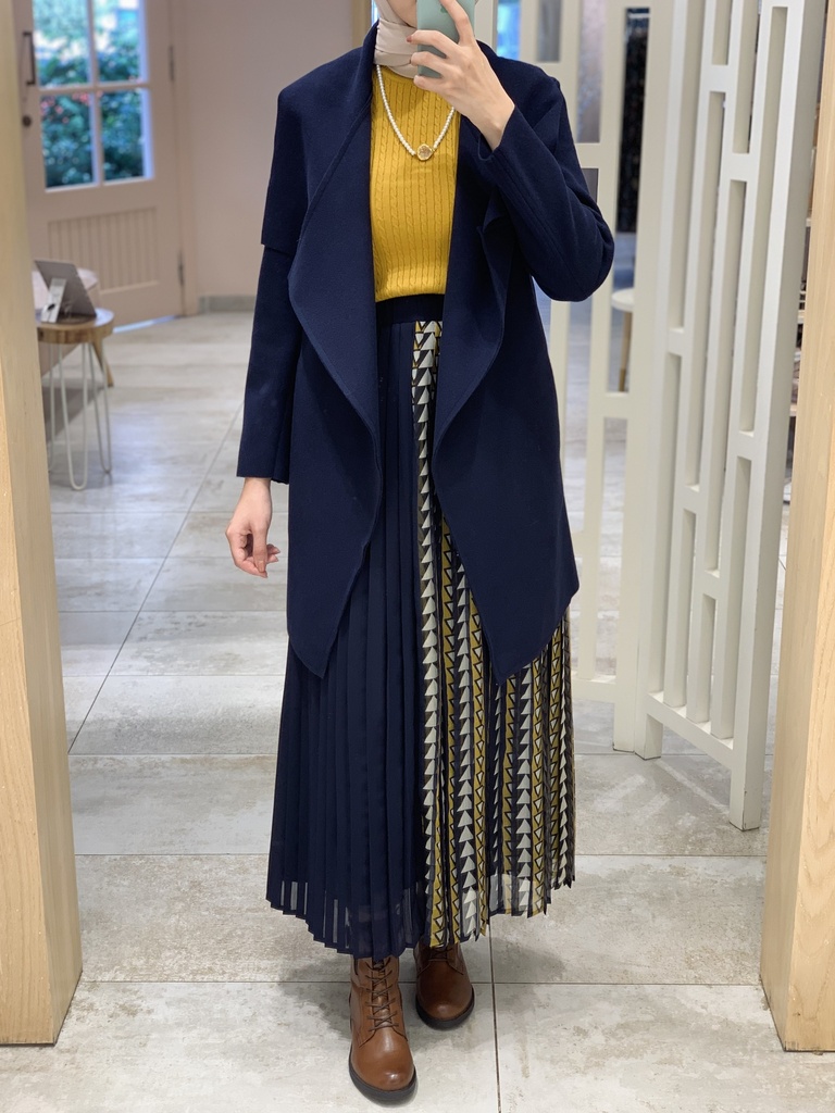 Aztec Pleated Skirt