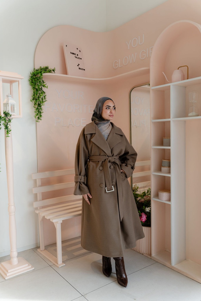 Hardwood Rue Trench Coat