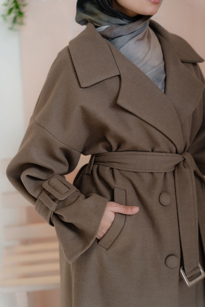 Hardwood Rue Trench Coat