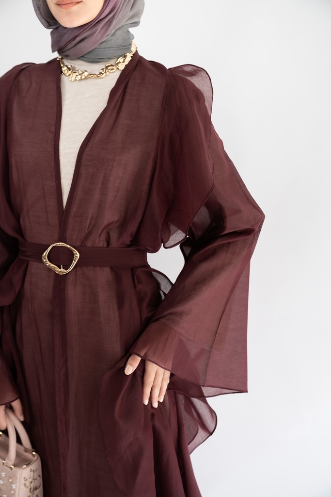 Plum Aleppo Kaftan  