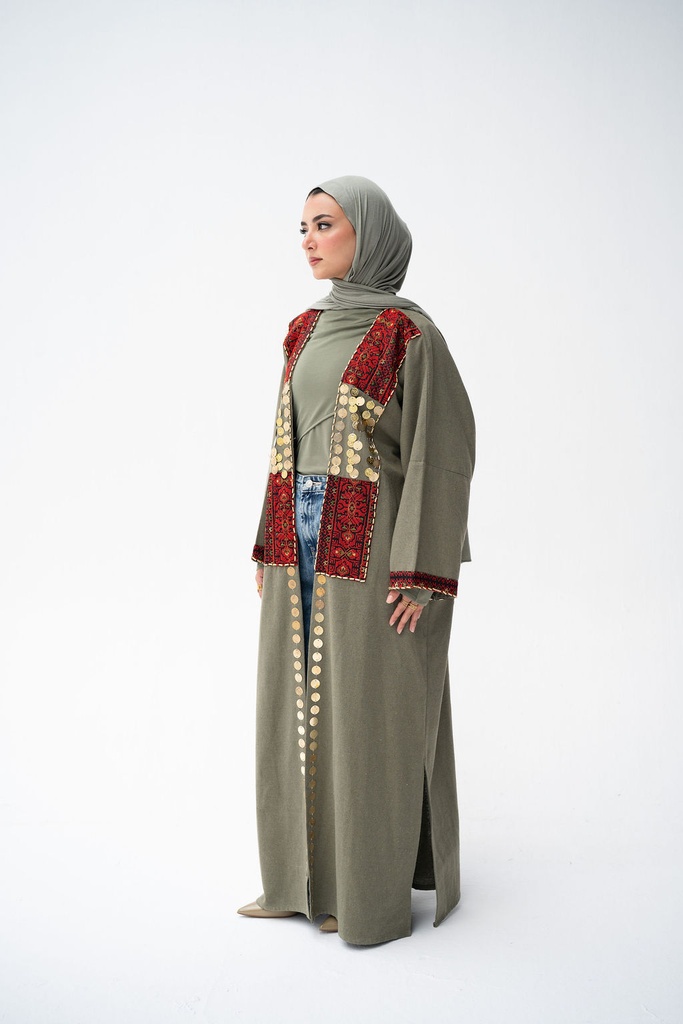 Olive Baghdad Kaftan