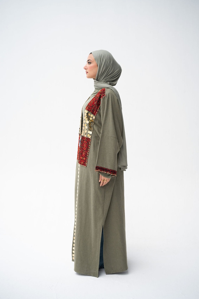 Olive Baghdad Kaftan