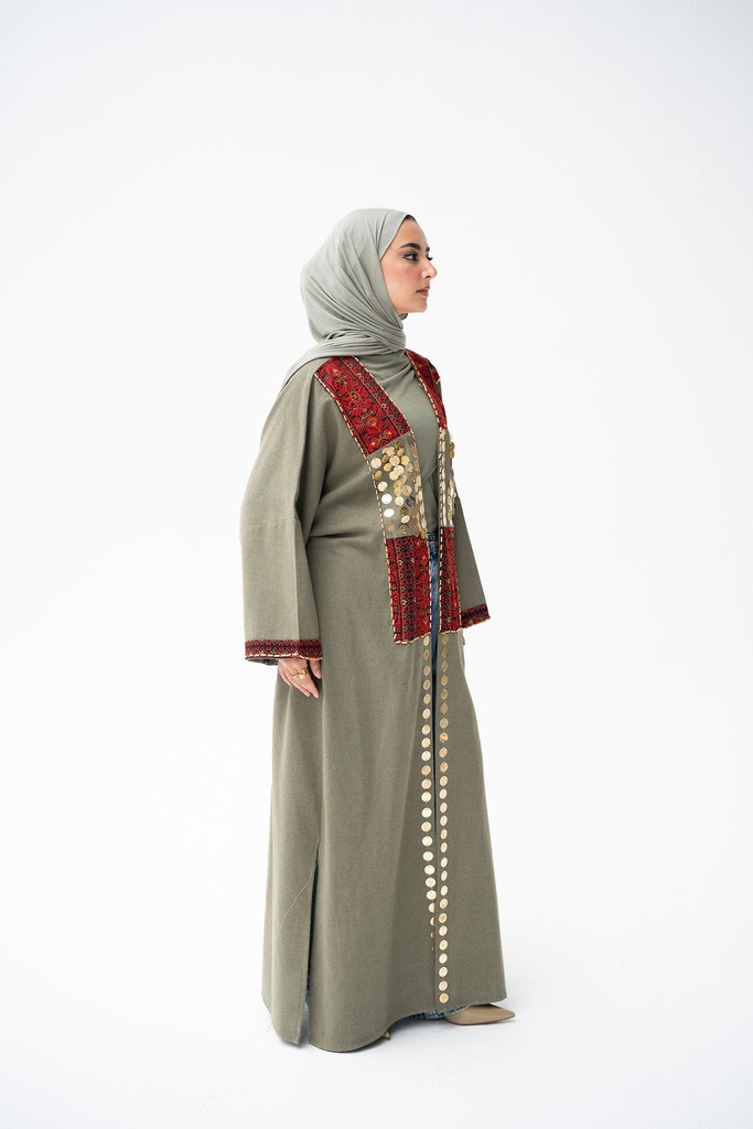Olive Baghdad Kaftan