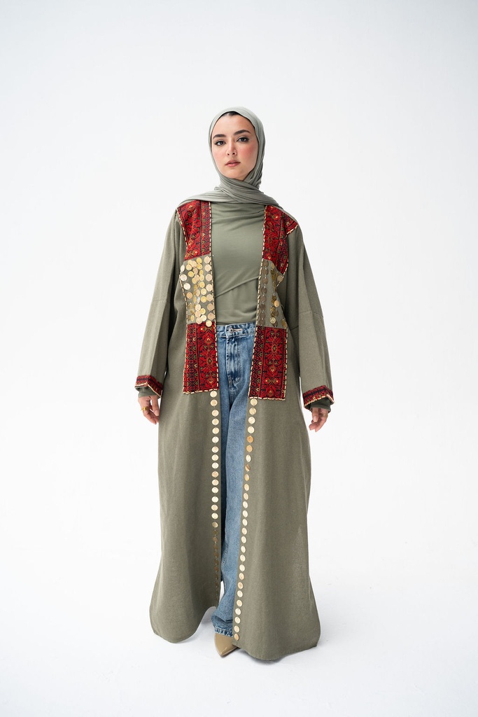 Olive Baghdad Kaftan