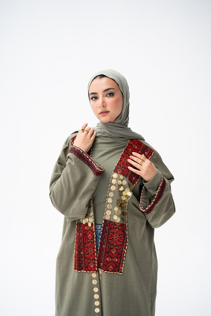 Olive Baghdad Kaftan