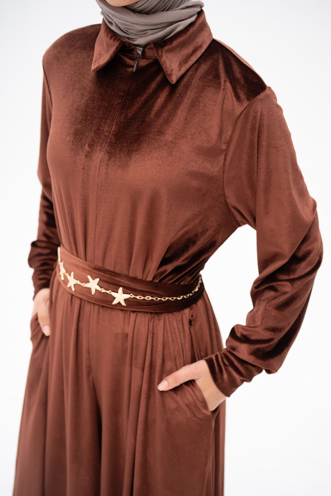 Chocolate Hail Jumpsuit  