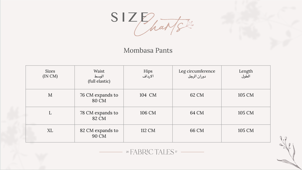Burgundy Mombasa Pants  