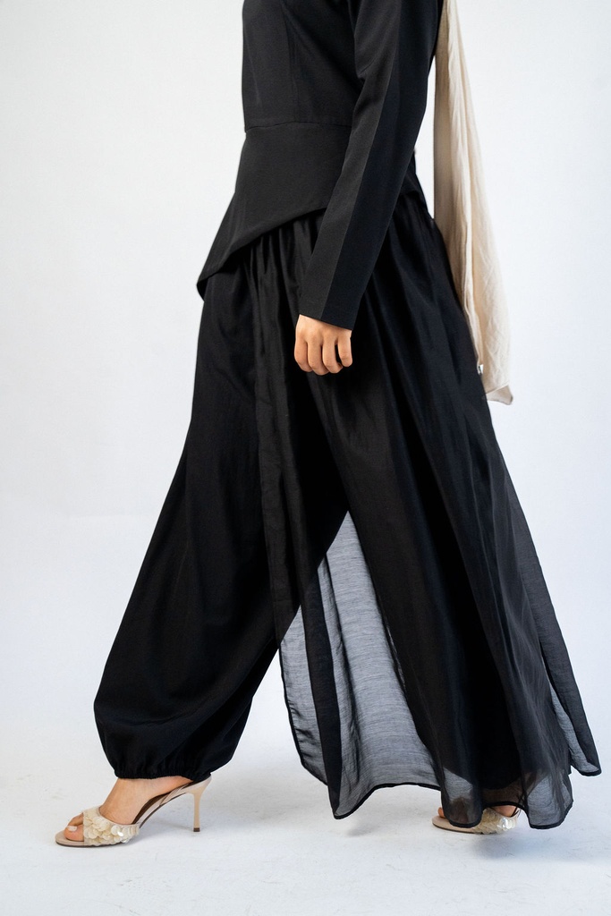 Black Milan Blouse 