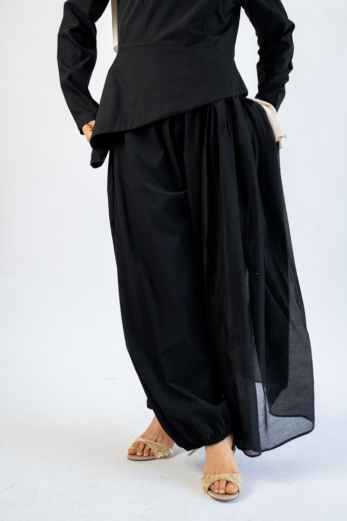 Black Milan Blouse 