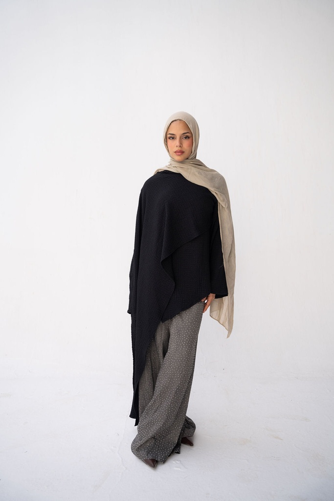 Black Venice Blouse