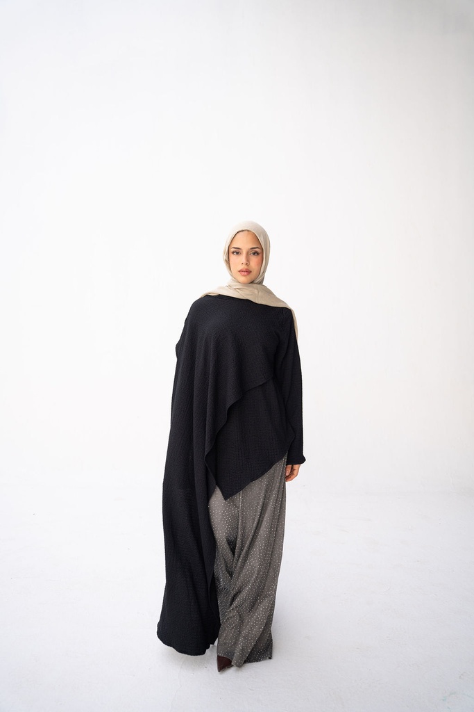 Black Venice Blouse