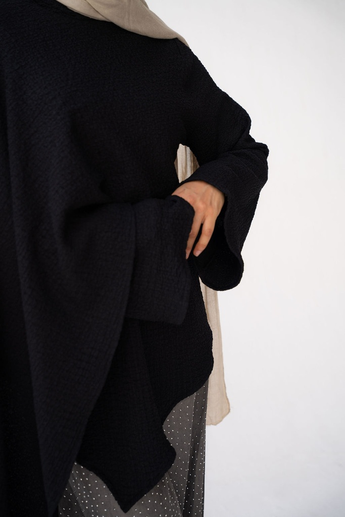 Black Venice Blouse