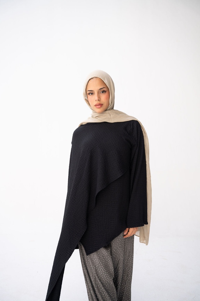Black Venice Blouse