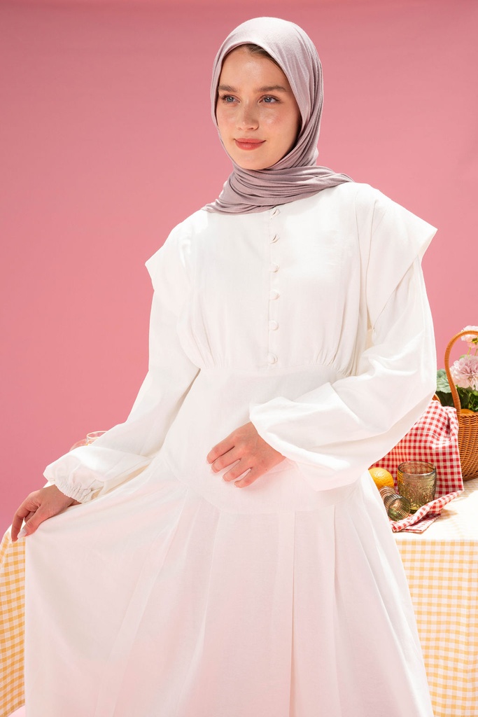 Snow Genoa Dress  