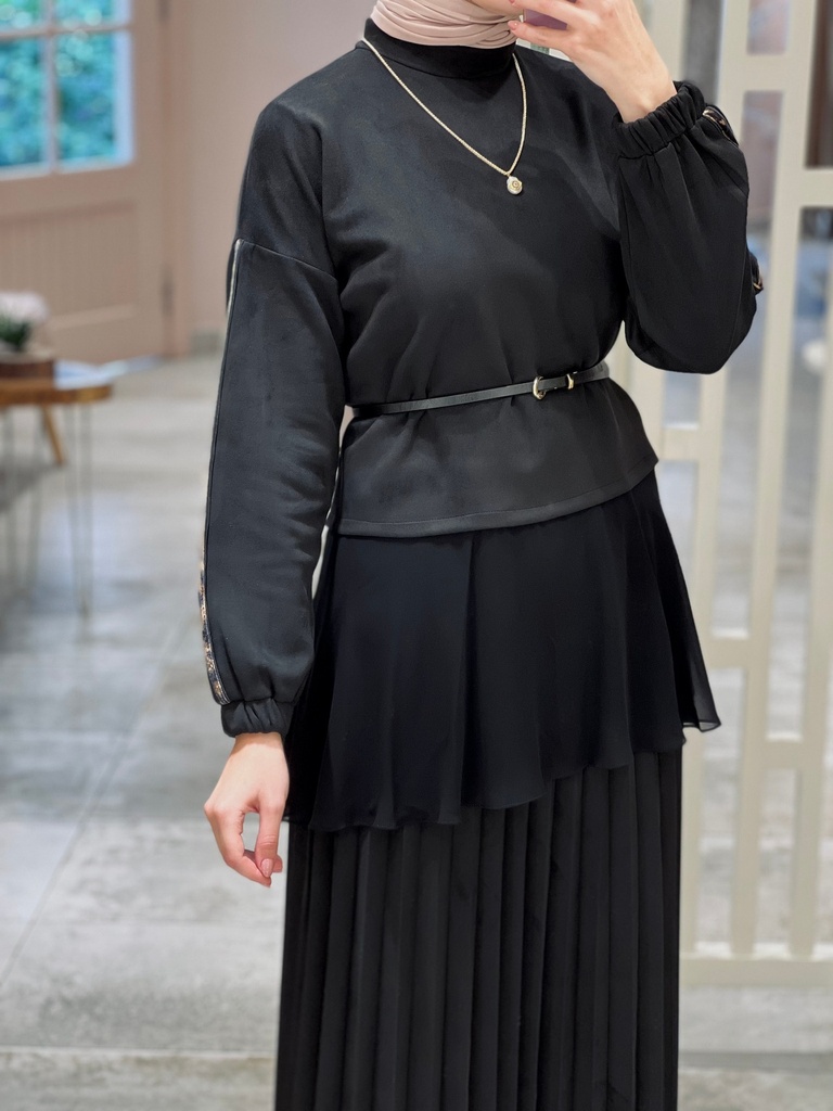 High Low tiger blouse