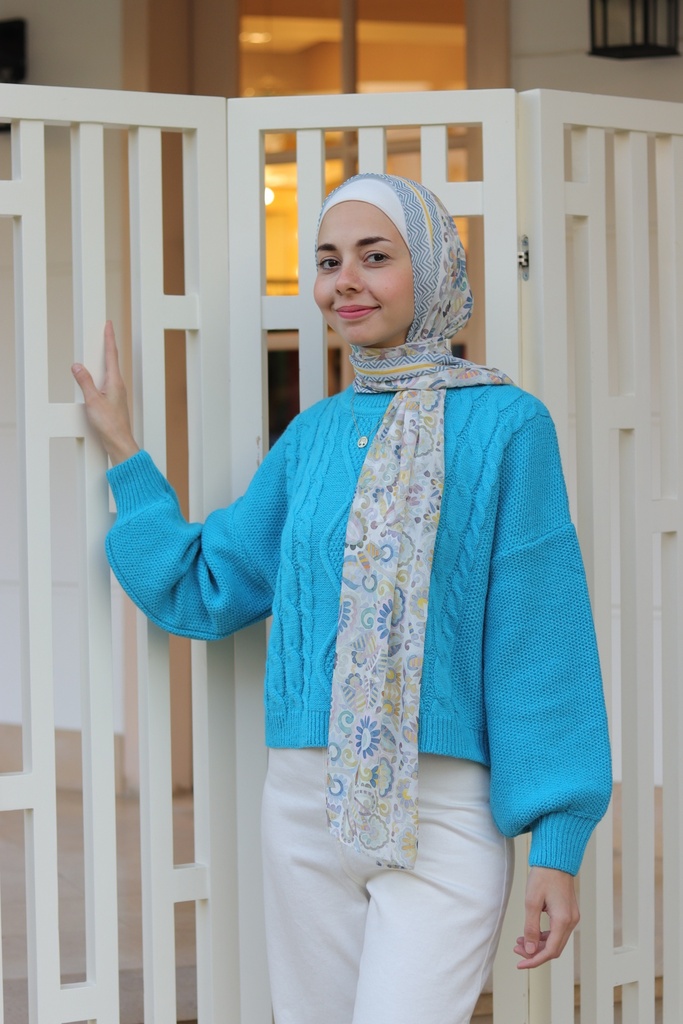 Ashley Turquoise Pullover