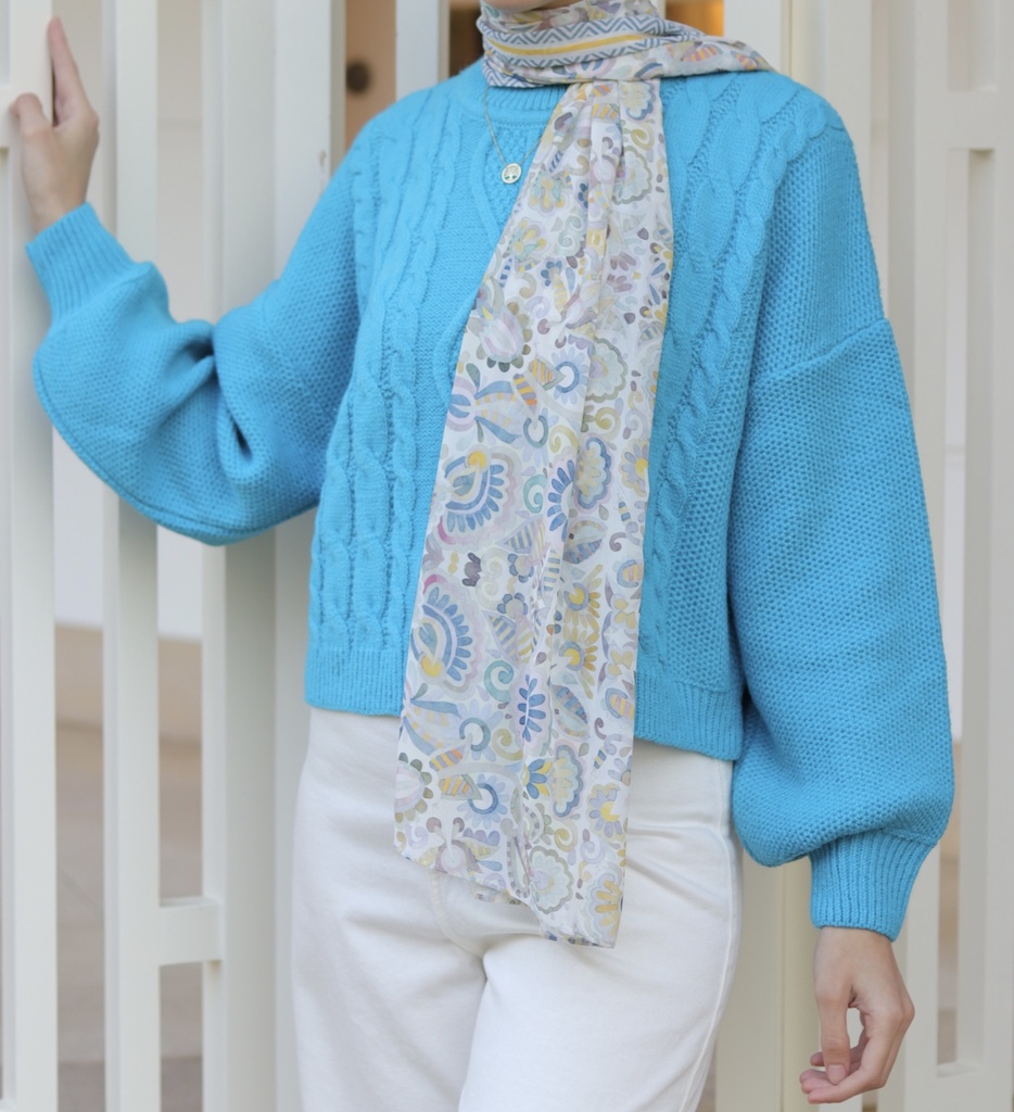 Ashley Turquoise Pullover