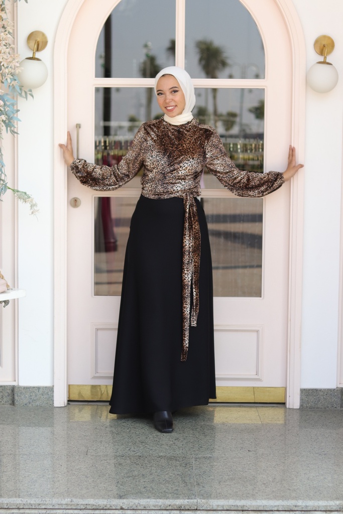 Cheetah Vandela Blouse